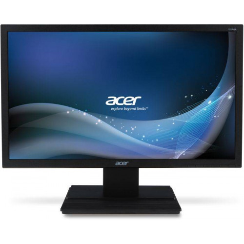 МОНИТОР 24" Acer V246HLBD black (LED, LCD, Wide 1920 x 1080, 5 ms, 170°/160°, 250 cd/m, 100`000`000:1, +DVI)